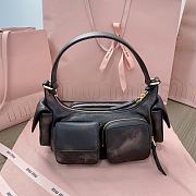 Miumiu Nappa leather Pocket bag in black - 4