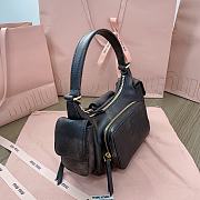 Miumiu Nappa leather Pocket bag in black - 2