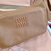 Miumiu Nappa leather Pocket bag in brown - 3