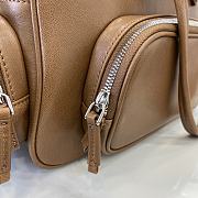 Miumiu Adventure Nappa Bag In Brown - 2