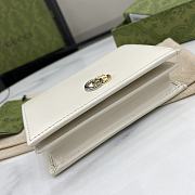 Gucci Mini GG Marmont Supreme Wallet In White - 2