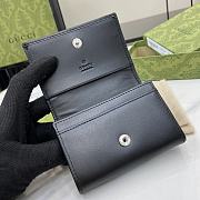 Gucci Mini GG Marmont Supreme Wallet In Black - 2