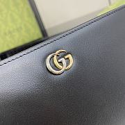 Gucci GG Marmont Supreme Wallet In Black - 4