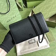 Gucci GG Marmont Wallet On Chain In Black - 1