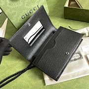 Gucci GG Marmont Wallet On Chain In Black - 2