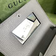 Gucci GG Marmont Wallet On Chain In Gray - 6