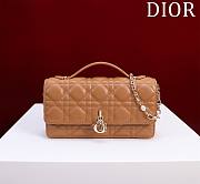 Dior My Dior Mini Bag Orange Cannage Lambskin - 1