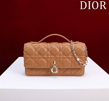 Dior My Dior Mini Bag Orange Cannage Lambskin