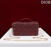 Dior My Dior Mini Bag Burgundy Cannage Lambskin - 6