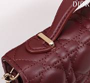 Dior My Dior Mini Bag Burgundy Cannage Lambskin - 3