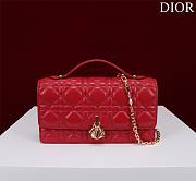 Dior My Dior Mini Bag Red Cannage Lambskin - 1