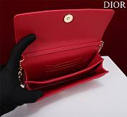 Dior My Dior Mini Bag Red Cannage Lambskin - 4