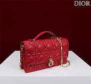 Dior My Dior Mini Bag Red Cannage Lambskin - 3