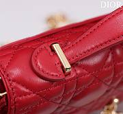 Dior My Dior Mini Bag Red Cannage Lambskin - 2