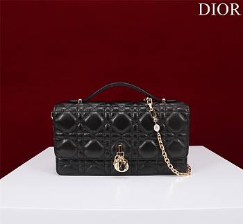 Dior My Dior Mini Bag Black Cannage Lambskin