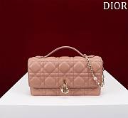 Dior My Dior Mini Bag Rose des Vents Cannage Lambskin - 1