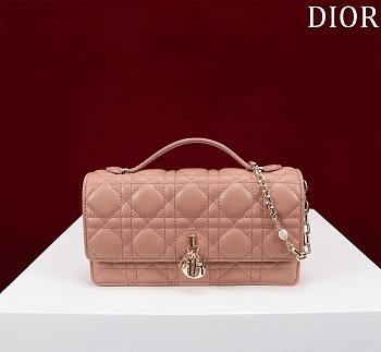 Dior My Dior Mini Bag Rose des Vents Cannage Lambskin