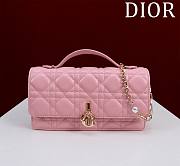 Dior My Dior Mini Bag Bale Pink Cannage Lambskin - 1