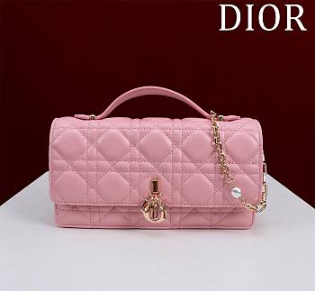 Dior My Dior Mini Bag Bale Pink Cannage Lambskin