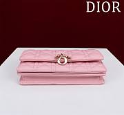 Dior My Dior Mini Bag Bale Pink Cannage Lambskin - 5