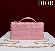 Dior My Dior Mini Bag Bale Pink Cannage Lambskin - 4