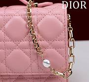 Dior My Dior Mini Bag Bale Pink Cannage Lambskin - 2