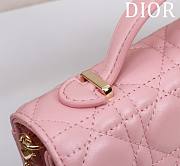 Dior My Dior Mini Bag Bale Pink Cannage Lambskin - 3