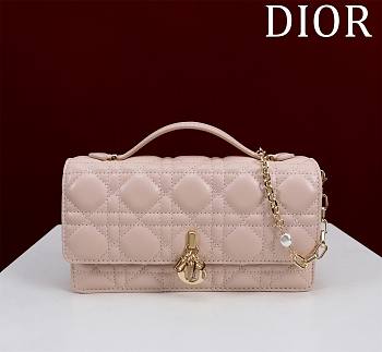 Dior My Dior Mini Bag Pink Cannage Lambskin