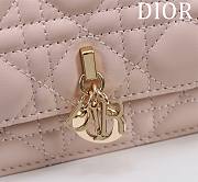 Dior My Dior Mini Bag Pink Cannage Lambskin - 3