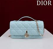 Dior My Dior Mini Bag Light Blue Cannage Lambskin - 1