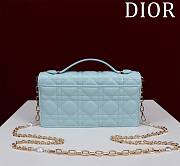 Dior My Dior Mini Bag Light Blue Cannage Lambskin - 4