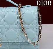 Dior My Dior Mini Bag Light Blue Cannage Lambskin - 2