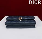 Dior My Dior Mini Bag Dark Blue Cannage Lambskin - 6