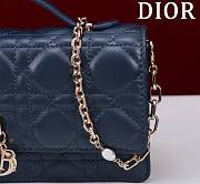 Dior My Dior Mini Bag Dark Blue Cannage Lambskin - 2