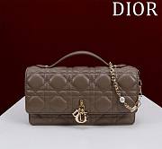 Dior My Dior Mini Bag Dark Brown Cannage Lambskin - 1