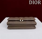 Dior My Dior Mini Bag Dark Brown Cannage Lambskin - 6