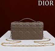 Dior My Dior Mini Bag Dark Brown Cannage Lambskin - 3