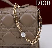 Dior My Dior Mini Bag Dark Brown Cannage Lambskin - 2