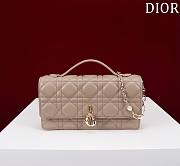 Dior My Dior Mini Bag Taupe Cannage Lambskin - 1