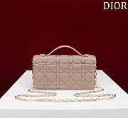 Dior My Dior Mini Bag Taupe Cannage Lambskin - 4