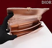 Dior My Mini Bag Iridescent Metallic Pink-Tone Cannage Lambskin - 4