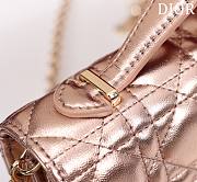 Dior My Mini Bag Iridescent Metallic Pink-Tone Cannage Lambskin - 3