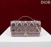 Dior My Mini Bag Iridescent Metallic Shiny Purple-Tone Cannage Lambskin - 1