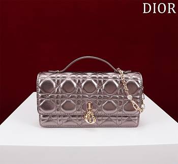 Dior My Mini Bag Iridescent Metallic Shiny Purple-Tone Cannage Lambskin