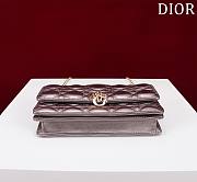 Dior My Mini Bag Iridescent Metallic Shiny Purple-Tone Cannage Lambskin - 3