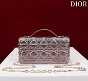 Dior My Mini Bag Iridescent Metallic Shiny Purple-Tone Cannage Lambskin - 4