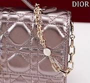 Dior My Mini Bag Iridescent Metallic Shiny Purple-Tone Cannage Lambskin - 2