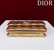 Dior My Mini Bag Iridescent Metallic Gold-Tone Cannage Lambskin - 5