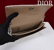 Dior My Mini Bag Iridescent Metallic Silver-Tone Cannage Lambskin - 6