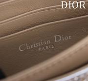 Dior My Mini Bag Iridescent Metallic Silver-Tone Cannage Lambskin - 2